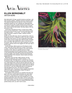 ellen berkenblit - Anton Kern Gallery
