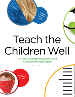 Teach the Children Well