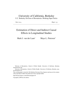 Estimation of Direct and Indirect Causal Effects in Longitudinal Studies