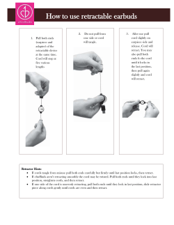 How to use retractable earbuds