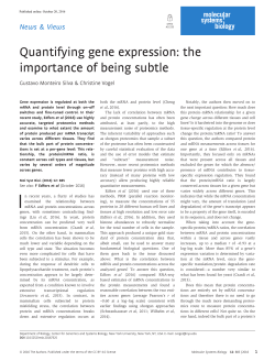 Quantifying gene expression