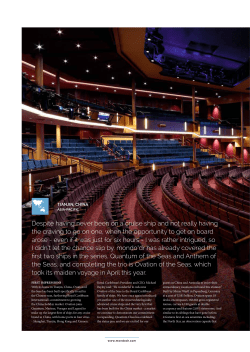 Ovation Of The Seas - Mondo DR