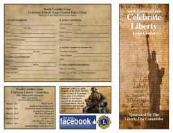 Ccelebrate Liberty Brochure containing all information.