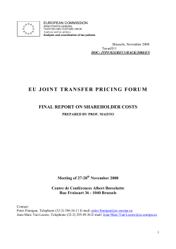 definition and tax treatment of the so called shereholder costs