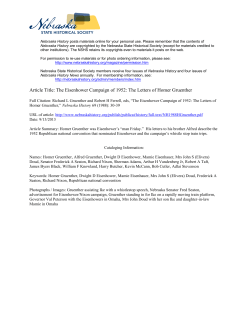 The Eisenhower Campaign of 1952