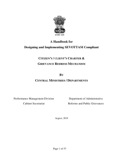 A Handbook for Designing and Implementing SEVOTTAM