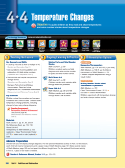 Temperature Changes