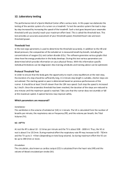 12. Laboratory testing - The Secret of Running
