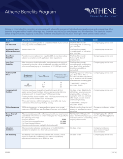 Athene Benefits Program