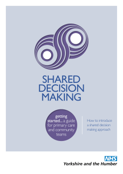 shared decision making