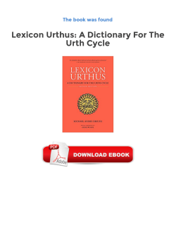 Lexicon Urthus: A Dictionary For The Urth Cycle Ebooks