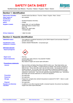 safety data sheet