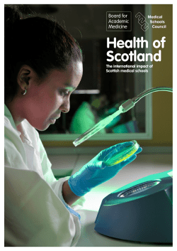 Health of Scotland: The international impact of Scottish medical