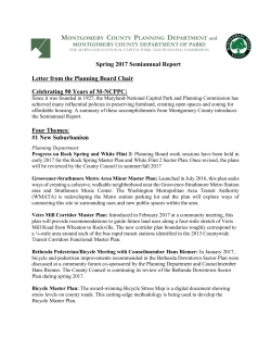 Parks and Planning Spring 2017 SemiAnnual Outline