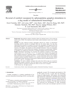 Surgical Neurology paper 2005