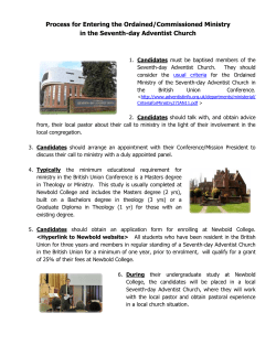 Process Entering Ministry-27JAN11