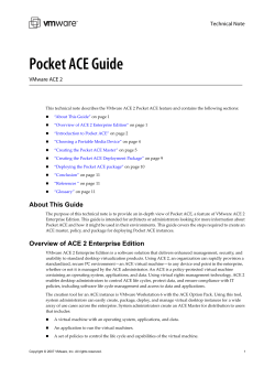 Pocket ACE Guide