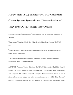 Template for Electronic Submission to ACS Journals