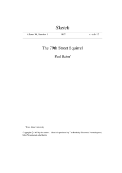 The 79th Street Squirrel - Iowa State University Digital Repository