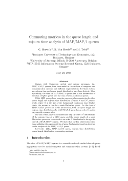 Commuting matrices in the queue length and sojourn time analysis