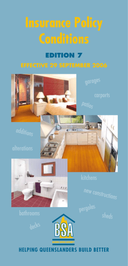 Insurance Policy Conditions