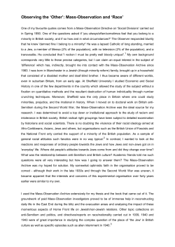 here - Mass Observation Archive