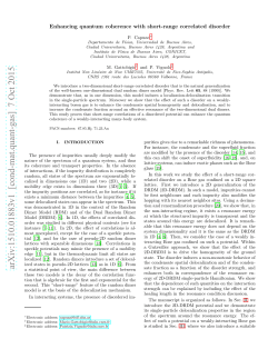 Enhancing quantum coherence with short