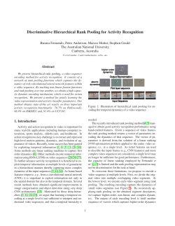 Discriminative Hierarchical Rank Pooling for Activity