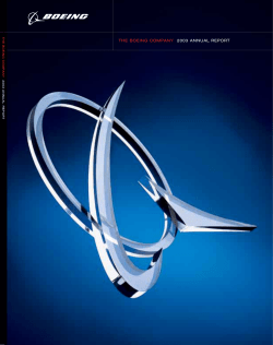 the boeing company 2003 annual report