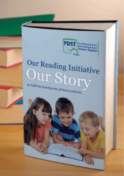 Our Reading Initiative. Our Story. As told by twenty-one