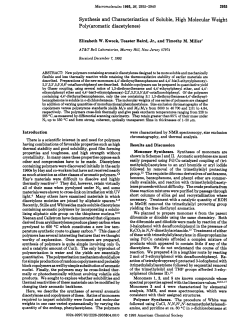 Macromolecules 1993 Kwock