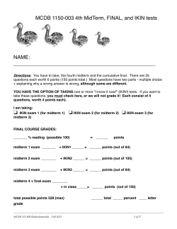 practice fourth midterm + final