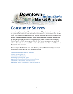 Consumer Survey - For Your Information