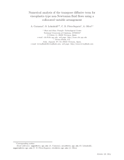 Numerical analysis of the transpose diffusive term for viscoplastic
