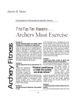Archery Fitness