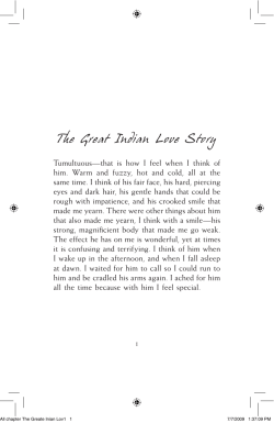 The Great Indian Love Story