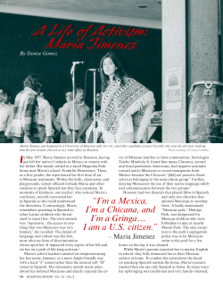 A Life of Activism: Maria Jimenez