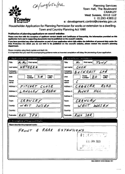 irc&iacute;ir Cz-OSE - Crawley Borough Council