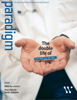 Spring 2005 PDF - Whitehead Institute for Biomedical Research