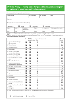 PHASE-Proxy — rating scale for possible drug