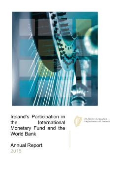 Annual Report 2012 - Department of Finance