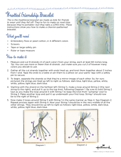 Knotted Friendship Bracelet