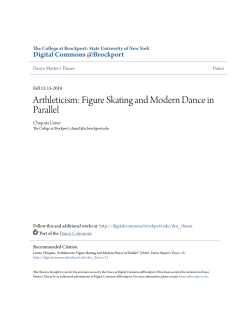 Arthleticism: Figure Skating and Modern Dance in Parallel
