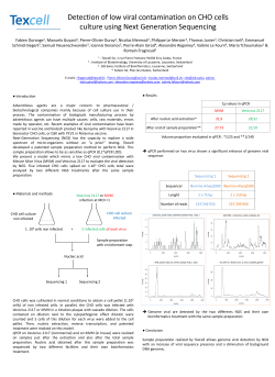 Detection of low viral contamination on CHO cells culture