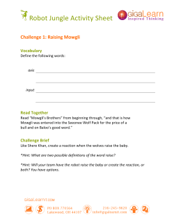 Robot Jungle Activity Sheet