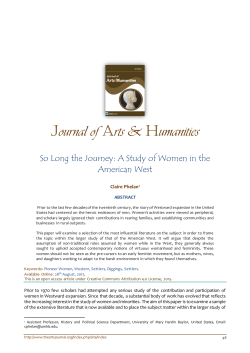 Print this article - Journal of Arts and Humanities
