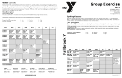 Group Exercise Fallbrook Y - YMCA of Lincoln, Nebraska