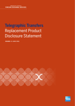 Telegraphic Transfers