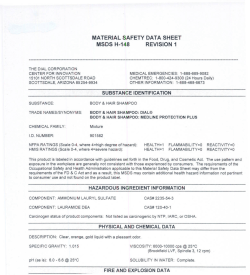 material safety data sheet msds h-148 revision 1