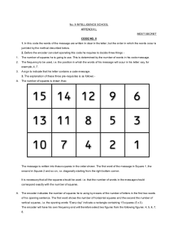 No. 9 INTELLIGENCE SCHOOL APPENDIX L MOST SECRET